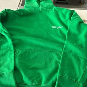 Talentless Kelly green hoodie sweatshirt